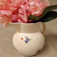 mælkekande blomster deko gammel porcelæns kande